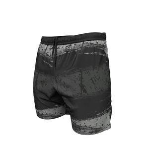Pantalones MMA para Hombre, Azul Satinado, Cintura Elástica Blanca, 100% Algodón, Logotipo Personalizado Impreso con Transferencia Térmica Frontal, Tela de 100g - Product Image 1