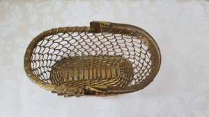 Customized Vintage Design <b>Mesh</b> Wire Fruit Vegetable <b>Basket</b> Premium Quality Kitchenware Storage Organizer For Sale With Handle - Product Image 4