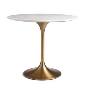 Support à boissons sculptural en métal sur mesure, table ronde en fer, base en métal doré, table d'appoint écologique pour salon - Product Image 2