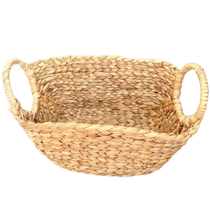 Modern <b>Rectangular</b> Woven Plastic Rattan Customized Color Design Fruit <b>Storage</b> <b>Basket</b> Food Container Wedding Serving Tray Home - Product Image 1