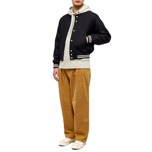 Compre Chaqueta Personalizada de Fabricante, Chaqueta Varsity de Lana Corta Informal para Hombre - Product Image 3