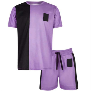 Conjunto de 2 Piezas de Ropa de Marca para Hombre de Alta Calidad 2026, Shorts Casuales Transpirables de Verano y Camiseta de Manga Corta, Traje Deportivo Sólido - Product Image 3