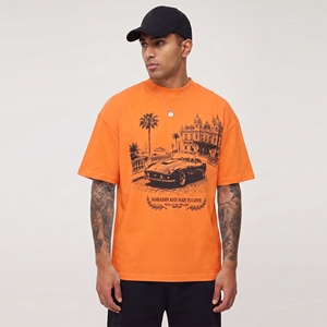 T-shirt à manches courtes pour homme en toile épaisse 100% coton, coupe classique, respirant, séchage rapide, écologique et personnalisé - Product Image 6