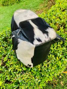 Handmade Cowhide Leather Hair On Backpack Travel Laptop Rucksack Vintage School Bag Durable Design LHBP-0033 - Product Image 2