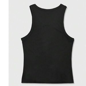 Camiseta sin mangas con estampado acanalado personalizada para hombre, cuello redondo, chaleco de algodón, OEM, ODM, ropa al por mayor, moda, exportación - Product Image 3
