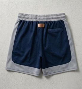 Shorts de sport respirants bleu beige à cordon de serrage pour femmes Subhay International – Coupe athlétique pour adultes - Product Image 2