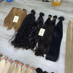 Extensions de cheveux de qualité supérieure, tissage Genius coloré, mèches de cheveux, dentelle suisse brute 6x6, fermeture HD, cheveux humains, tissage machine Vietnam - Product Image 4