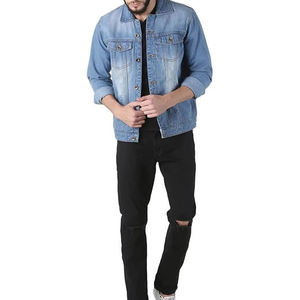 Chaqueta de Mezclilla para Hombre de Buena Calidad, Estilo Casual, a la Moda, Resistente al Sol, Cómoda y Elegante, para Invierno - Product Image 4