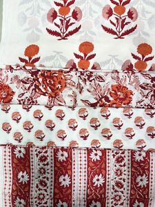 Tissu en coton imprimé à la main avec motifs de blocs en bois indiens, idéal pour la décoration intérieure – Fournisseur direct d'usine - Product Image 3