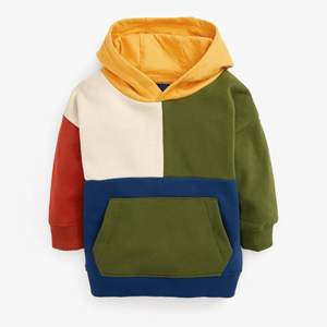 Conjunto de Sudadera con Capucha Colorblock para Niños al por Mayor, Chándal de Algodón Orgánico de Manga Larga para Niños, Conjunto de Sudadera para Niños de Venta Caliente - Product Image 2