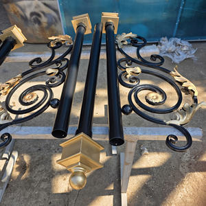 Barandillas de Hierro Forjado para Exteriores, para Escaleras y Balcones, Barandilla Metálica Resistente a la Intemperie para Uso a Largo Plazo - Product Image 6