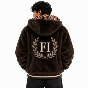 เสื้อแจ็คเก็ตมีฮู้ดแบบซิป Unisex ผ้าเนื้อนุ่ม ซิปยาวเต็มตัว มีกระเป๋าเสื้อ สไตล์สตรีทแวร์ Y2K เสื้อฮู้ดผู้ชาย ขายส่งจากผู้ผลิตในสหรัฐอเมริกา - Product Image 2