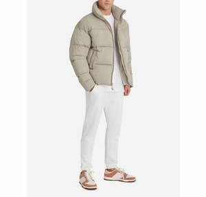 Blouson Bomber Matelassé Personnalisé à Capuche en Toile Style Urbain pour Homme, Fermeture Éclair, Chaud Hiver, Grandes Tailles, Service OEM, Vente en Gros - Product Image 6