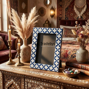 Marco de Fotos de Lujo con Incrustaciones de Hueso, Diseño Creativo, Acabado Brillante, Hecho a Mano, Decoración para el Hogar por Tradebyd - Product Image 2