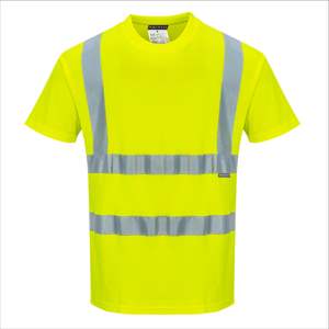 Camisetas de Seguridad Reflectantes de Alta Visibilidad IOTA SPORTS, 100% Algodón, 200GSM, Camisetas de Alta Calidad para la Construcción - Product Image 2