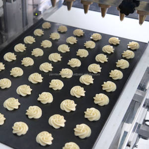 Machine de dépôt de biscuits mousse bicolores multifonctions de conception populaire 2025 Machine de mise en forme de biscuits au beurre sucré - Product Image 3