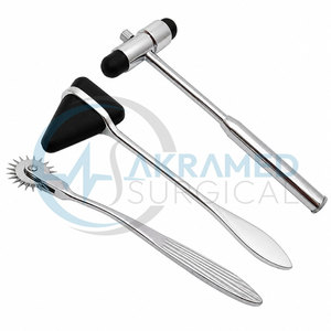 Juego de 3 Martillos de Diagnóstico Neurológico, Martillo de Taylor, Pinwheel, Instrumentos Médicos de Acero Inoxidable, CE - Product Image 1