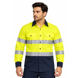 Camisetas de alta visibilidad EAZWEARS para hombre, ropa de trabajo, etiqueta privada, reflectantes, uniformes de seguridad industrial para fábrica, fabricante. - Product Image 1