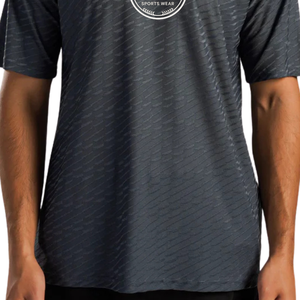 Camiseta Deportiva para Hombre, Corte Regular, Color Verde Castro, Algodón Premium, Transpirable, Suave, para Gimnasio, Fitness, Entrenamiento, Uso Casual, OEM, ODM - Product Image 4