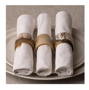 Customised Buffalo Horn Napkin <b>Ring</b> for Dinning Table Wedding Decoration Accessories With High Quality & Best Price - Product Image 3