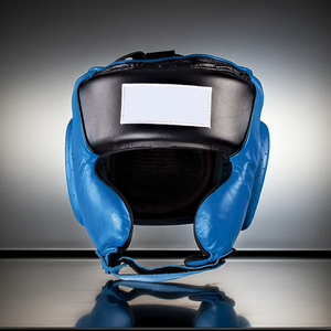 Protector de Cabeza de Boxeo Profesional Premium, Protector Facial de Cuero Genuino Personalizado con Cierre de Velcro y Ventilaciones, Unisex - Product Image 2