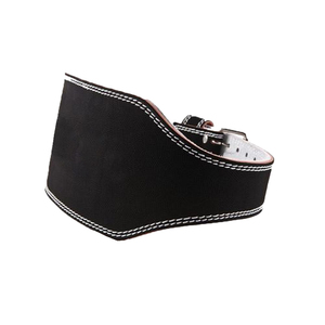 Genuine Leather Gym Training <b>Belt</b> with Steel Buckle Durable Weightlifting Waist Support for Professional Bodybuilding - Product Image 3