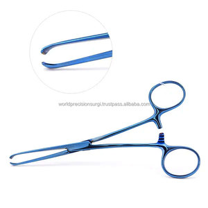 Pinces à tissus Allis colorées 6 pouces 4x5 dents, rétracteur chirurgical en acier inoxydable, ensemble d'instruments - Product Image 2