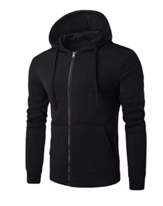 Sudadera con Capucha y Cremallera para Hombre, Corte Regular, Manga Larga, Chaqueta con Capucha, Ropa Deportiva Informal, Impermeable, Resistente al Viento, para Vacaciones - Product Image 2