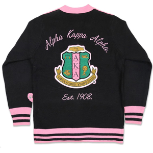 Derniers modèles de pulls en acrylique personnalisés avec logos, lettres en chenille tricotées, unisexes, pour sororités et fraternités - Product Image 2
