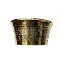 Ensemble de bols de service en laiton écologiques et résistants |   Vaisselle indienne traditionnelle de qualité supérieure pour Diwali, fabriquée à la main par MHQ Traders