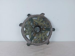 Antique cast iron Christmas <b>tree</b> stand, Vintage Christmas, Rustic Farmhouse Christmas <b>tree</b>, Made in Germany, Christmas <b>tree</b> - Product Image 3