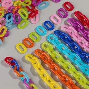 Handmade Eco-Friendly Angel Owl-Shaped Resin Chain Model Fashion Retro Color Removable Thick Link Christmas - Product Image 2