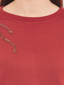 Sweat-shirt pour femme de qualité supérieure, vêtement décontracté pour femme, sweat-shirt en tissu de coton doux, intérieur chaud, coupe confortable et moderne - Product Image 6