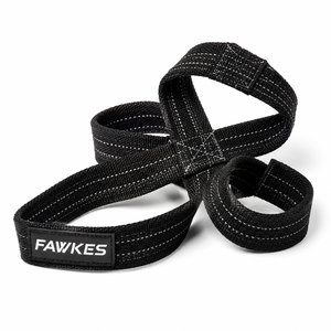 Sangles de musculation personnalisées en forme de huit pour la gym et l'entraînement, unisexe, légères, avec boucle réglable, vente en gros directe usine - Product Image 2