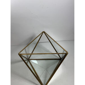 Wholesale Unique Design Mini Glass Terrarium with Black Metal Frame for Wall Hanging Home Decorations Golden Frame In Low Price - Product Image 2