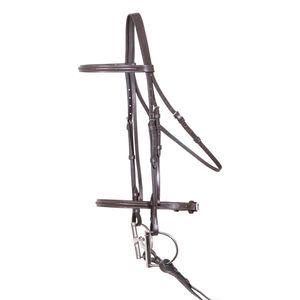 Bridon en cuir professionnel de haute qualité pour l'équitation en plein air, réglable, personnalisation acceptée - Product Image 1
