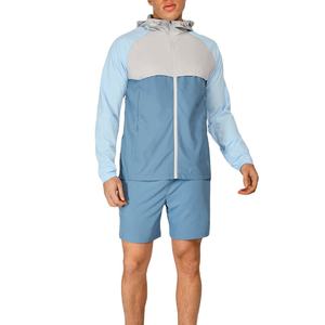 Hot <b>Sale</b> <b>Men's</b> Casual Autumn Waterproof Canvas Thin Windbreaker <b>Jackets</b> Fashionable Solid Color Coated Front Custom Hooded - Product Image 4