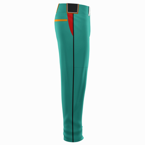 Pantalon de baseball pour homme, 100 % polyester, longueur intégrale, sur mesure, couleur unie gris, vêtements de sport de haute qualité pour équipe. - Product Image 3