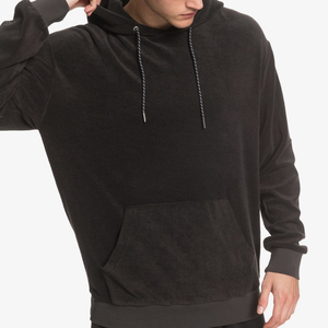 Sudadera Oversize Negra para Hombre con Cuello Alto, 100% Algodón French Terry, Corte Regular, Diseño con Bolsillo, Bordada, para Invierno - Product Image 2