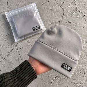 Bonnet noir personnalisé avec logo, imperméable, respirant, en spandex, pour les sports de plein air, le cyclisme, le ski - Product Image 2
