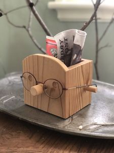 Hermoso Portalápices de Madera para Decoración de Oficina, Organizador de Papelería de Madera con Acabado Artesanal, Soporte Multiusos para Bolígrafos de Madera - Product Image 4
