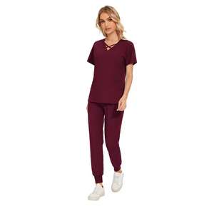 Conjunto de Uniformes Médicos de Alta Calidad para Hospital, Uniformes de Enfermería de Poliéster y Spandex para Mujer, Uniformes Médicos para Hombre - Product Image 6