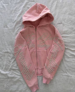 <b>Y2K</b> Rhinestone Hoodie Vintage Crystal Streetwear Sweatshirt Trendy Oversized Casual Fashion Hoodie Urban Fashion Rhinestone Hoo - Product Image 6