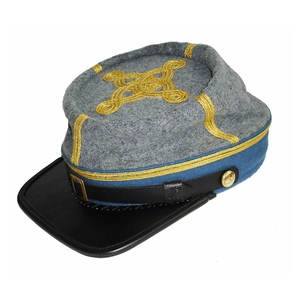 Gorras Kepi Personalizadas de Tirador Profesional Berdans, 4 Hileras de Trenzas, Todos los Tamaños, Reproducción Americana - Product Image 1