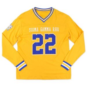 Camiseta de Manga Larga Azul Rey Sigma Gamma Rho, Ropa de Hermandad Griega, Unisex, Cuello Redondo, Informal, Personalizada - Product Image 2