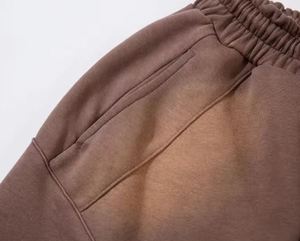 Pantalones Cortos Casuales de Alta Calidad para Hombre, Ajustables, de Cintura Media, Ajustados, Sólidos, de Secado Rápido, Transpirables, con Efecto Desgastado por el Sol, Lavado Ácido, 100% - Product Image 5