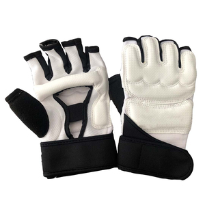 Meilleurs gants de boxe en cuir pour MMA, Muay Thai et arts martiaux, fabrication de qualité supérieure, gants de taekwondo unisexes à demi-doigts - Product Image 5