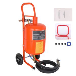 High-Pressure 5-Gallon Portable <b>Sandblaster</b> 60-110 PSI with 4 Cera Abrasive Blasting Tank and Air Kit - Product Image 4