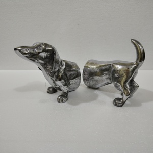 Serre-livres teckel en métal ornements de bureau animaux personnalisés cadeaux teckel serre-livres chien en aluminium Sculpture Statue Figurine - Product Image 4