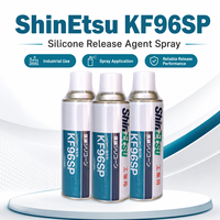 Agent de démoulage industriel KF96SP Shin-Etsu, fluide silicone diméthylique, agent de pulvérisation facile et lisse pour moules en plastique, caoutchouc et métal